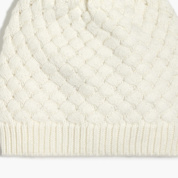 NWT J. Crew Knit Hat With Faux-fur Pom-Pom - Picture 3 of 3